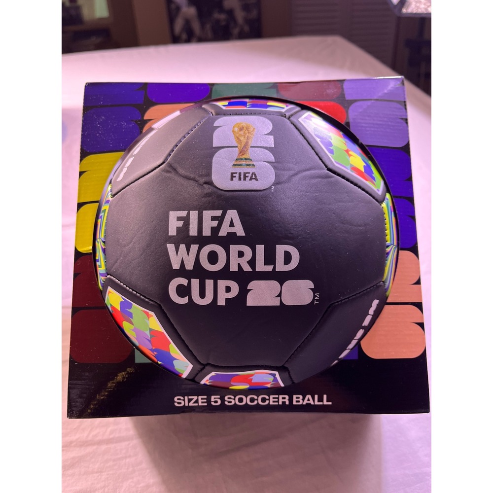 FIFA Soccer Ball Unisex 5 Black NEW World Cup 26 Official Licensed Product
